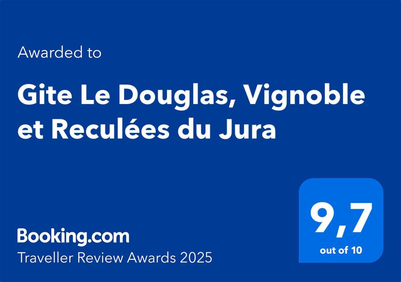 Gite Le Douglas, Vignoble Et Reculees Du Jura - Avec Sauna Lavigny Luaran gambar